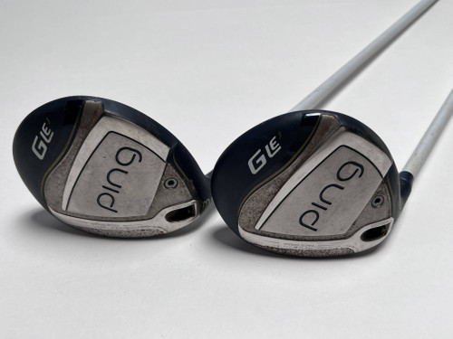 LEFTY Ping G LE 3 3 & 5 Fairway Wood Set 18* 21* ULT 250 Ladies Graphite RH, 1 of 12