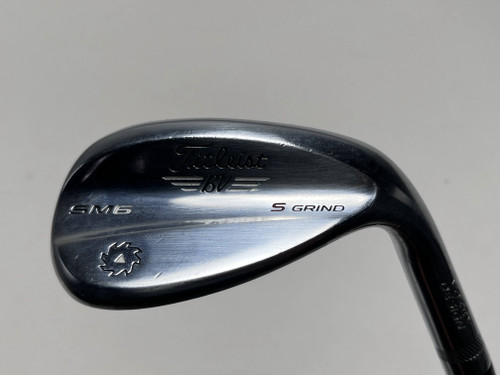 Titleist Vokey SM6 Tour Chrome Lob Wedge LW 60* 10 Bounce S-Grind Wedge RH, 1 of 12