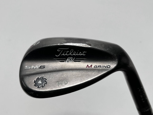 Titleist Vokey SM6 Steel Grey Wedge 60* 8 Bounce M-Grind S300 Stiff Steel RH, 1 of 12