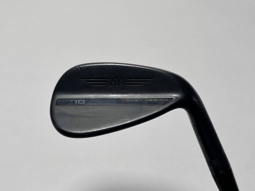 Titleist Vokey SM10 Jet Black Wedge 50* 12 Bounce F-Grind Wedge Steel Mens RH, 1 of 12