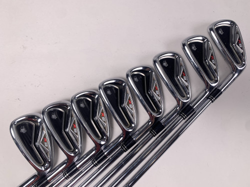 TaylorMade R9 TP Iron Set 3-PW KBS Tour Stiff Steel Mens RH, 1 of 12