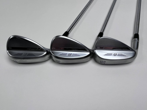 LEFTY Titleist Vokey SM10 Tour Chrome Wedge Set 50*8 | 54*10 | 58*10 XStiff LH, 1 of 12