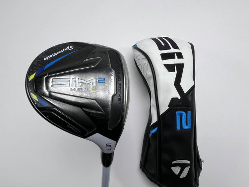 TaylorMade SIM2 MAX-D 5 Fairway Wood 19* Fujikura Air Speeder 45g Regular RH HC, 1 of 12