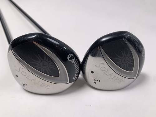 Callaway Solaire 3 & 5 Fairway Wood Set 55g Ladies Graphite Womens RH, 1 of 12