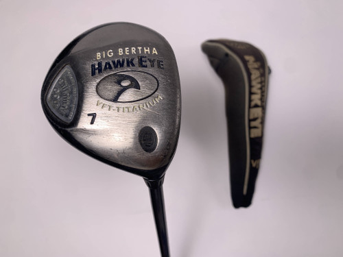 Callaway Hawkeye VFT 7 Fairway Wood 21* Big Bertha Gems 50 Ladies Graphite RH HC, 1 of 12