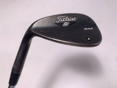 LEFTY Titleist Vokey SM6 Jet Black Sand Wedge SW 56* 14 Bounce F-Grind LH, 1 of 12