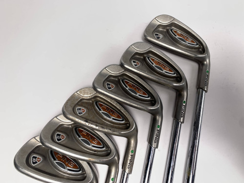 Ping i10 Iron Set 4-PW Green Dot 2* Up TFC909 Regular Steel RH-Missing 5 Iron, 1 of 12