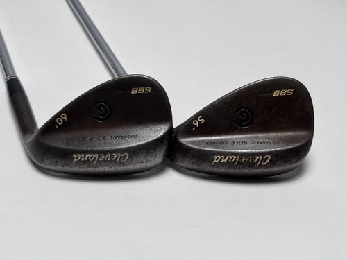 Cleveland 588 DSG RTG Wedge Set 56* 60* Wedge Steel Mens RH, 1 of 12
