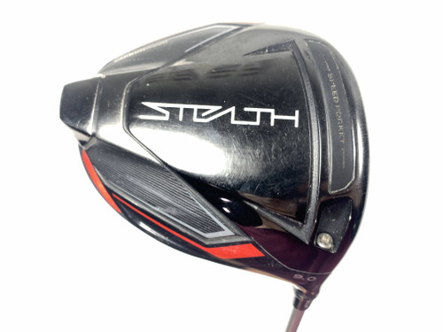 TaylorMade Stealth Driver 9* Aldila Ascent Red 60g Stiff Graphite Mens RH, 1 of 12