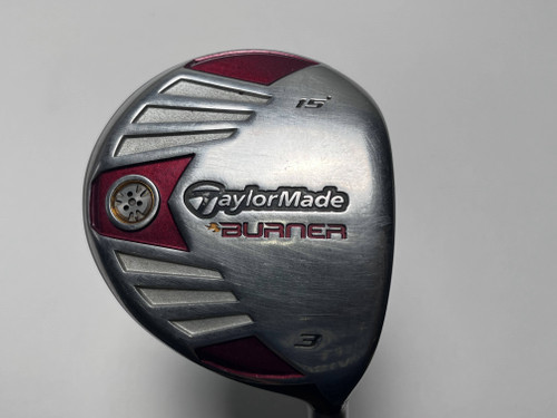TaylorMade Burner Steel 2007 3 Fairway Wood 15* REAX SuperFast 50g Stiff RH, 1 of 12