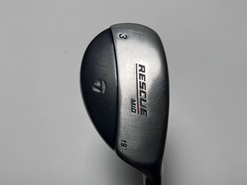 TaylorMade Rescue Mid 3 Hybrid 19* 65g Regular Graphite Mens RH Midsize Grip, 1 of 12
