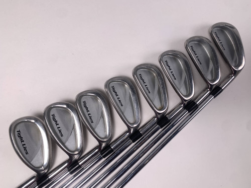 Adams Tight Lies Iron Set 3-PW+SW True Temper Regular Steel Mens RH No 8 iron, 1 of 12