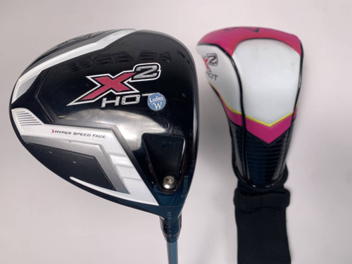 Callaway X2 Hot Womens Driver 10.5* Ladies Graphite Womens RH HC Undersize Grip, 1 of 12