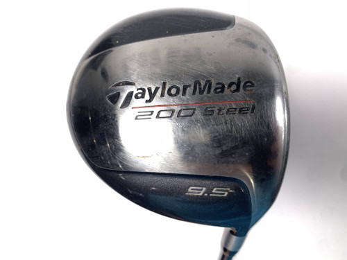 TaylorMade 200 Steel Driver 9.5* Lite 90g Stiff Graphite Mens RH, 1 of 12