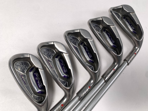 Ping Serene Iron Set 7-PW+SW Red Dot 1* Flat ULT 210 Ladies Graphite Womens RH, 1 of 12