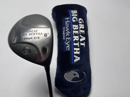 Callaway Great Big Bertha Hawk Eye Driver 8* Grafalloy ProLite Regular RH HC, 1 of 12