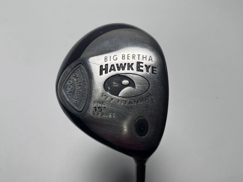 Callaway Hawkeye VFT Pro Series 3 Fairway Wood 15* Stiff Graphite Mens RH, 1 of 12