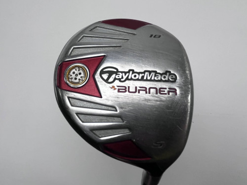 TaylorMade Burner Steel 2007 5 Fairway Wood 18* REAX SuperFast 50g Regular RH, 1 of 12