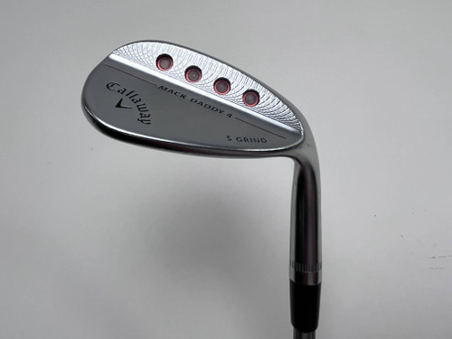 Callaway Mack Daddy 4 Chrome Sand Wedge SW 56* 10S SteelFiber i80 Reg RH -1'', 1 of 12