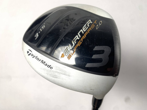 TaylorMade Burner Superfast 2.0 3 Fairway Wood 15* Matrix Ozik XCON-4.8 Stiff RH, 1 of 12