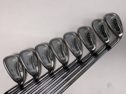 TaylorMade Rac OS 2005 Iron Set 3-PW Light Metal Regular Steel Mens RH, 1 of 12