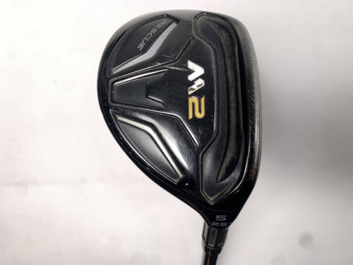 TaylorMade M2 5 Hybrid 25* REAX 55g Senior Graphite Mens RH Undersize Grip, 1 of 12