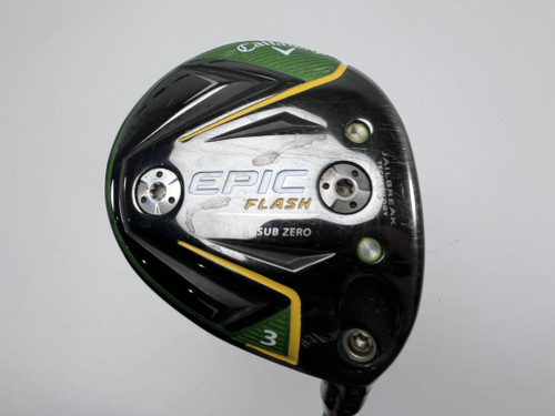 Callaway EPIC Flash Sub Zero 3 Fairway Wood 15* HZRDUS Smoke 6.0 Black Stiff RH, 1 of 12