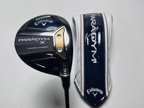 Callaway Paradym X 3 Fairway Wood 15* HZRDUS Gen 4 5.5 50g Regular RH HC NEW, 1 of 12