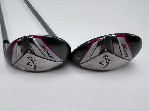 Callaway X Hot 19 Womens 4 & 5 Hybrid Set 22* 25* X Hot 60g Ladies RH, 1 of 12