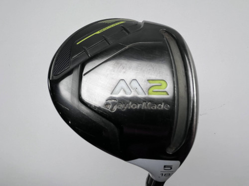 TaylorMade M2 2017 5 Fairway Wood 18* M2 REAX 65g Stiff Graphite Mens RH, 1 of 12