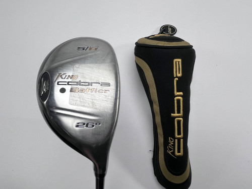 Cobra Baffler 2005 5 Hybrid 26* Aldila NV HL 65g Stiff Graphite Mens RH HC, 1 of 12