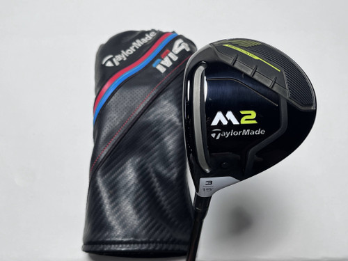 LEFTY TaylorMade M2 2019 3 Fairway Wood 15* XTorsion Mamba 70g Tour XStiff LH HC, 1 of 12