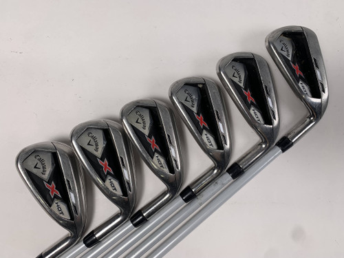 Callaway X Hot 19 Iron Set 5-PW 65g Senior Graphite Mens RH, 1 of 12