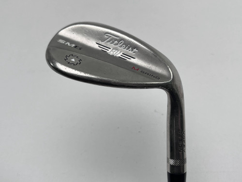 Titleist Vokey SM6 Steel Grey Lob Wedge LW 58* 8 Bounce M-Grind Wedge RH, 1 of 12