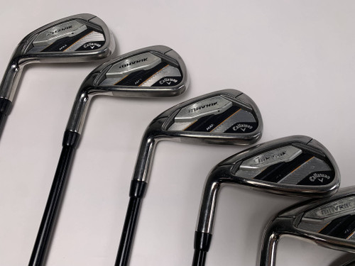 LEFTY Callaway Mavrik Max Iron Set 5-PW+AW Tensei White 60g Regular Graphite LH, 1 of 12