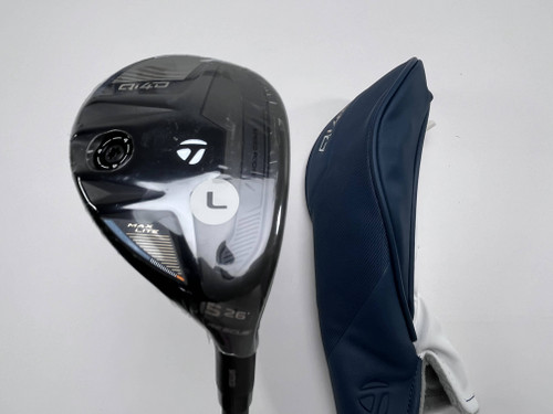 TaylorMade Qi4D Max Lite Rescue 5 Hybrid 26* Reax 40g Ladies RH HC NEW, 1 of 12
