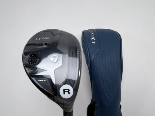 TaylorMade Qi4D Max Rescue 6 Hybrid 30* KBS Reax 50g Regular Graphite RH HC NEW, 1 of 12