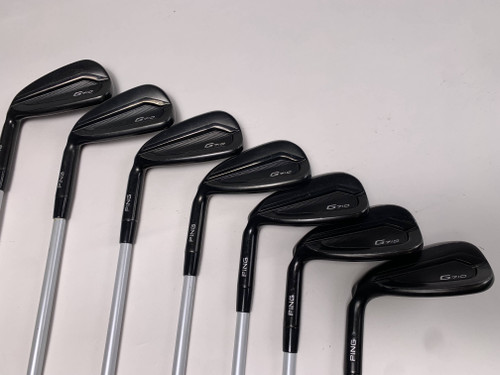 LEFTY Ping G710 Iron Set 5-PW+SW Black Dot ULT240 Lite Ladies Graphite Womens LH, 1 of 12