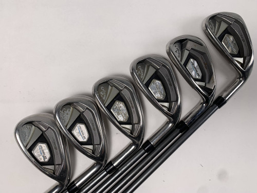 Callaway Rogue X Iron Set 6-PW+AW Aldila Synergy 50g Regular Graphite Mens RH, 1 of 12