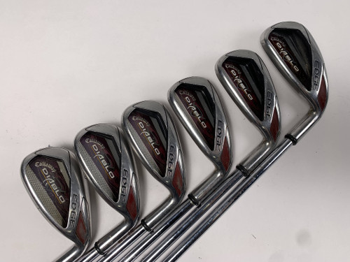 Callaway Diablo アイアンセット 5-9 P S Callaway Diablo Edge Iron Set 5-PW Regular Steel Mens RH Midsize
