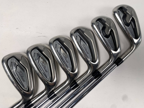 Titleist T300 Iron Set 6-PW+GW True Temper AMT S300 Black Stiff RH Midsize Grips, 1 of 12
