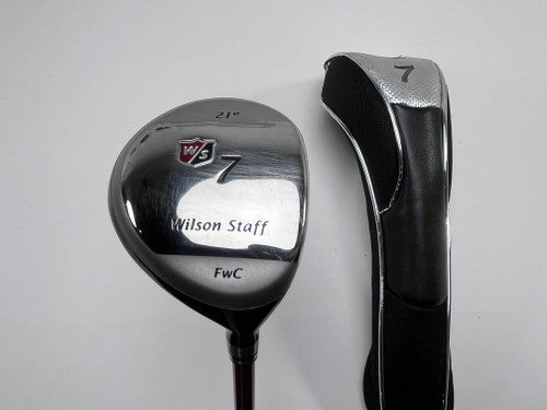 Wilson Staff FWC 7 Fairway Wood 21* Grafalloy Nano Tech Regular RH HC, 1 of 12