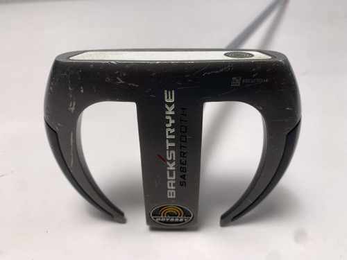 Odyssey Backstryke Sabertooth Putter 35" SuperStroke Fatso 5.0 Mens RH, 1 of 12