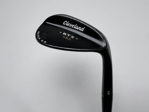 Cleveland 588 RTX 2.0 Black Satin Wedge 50* 10 Bounce Wedge Steel Mens RH, 1 of 12