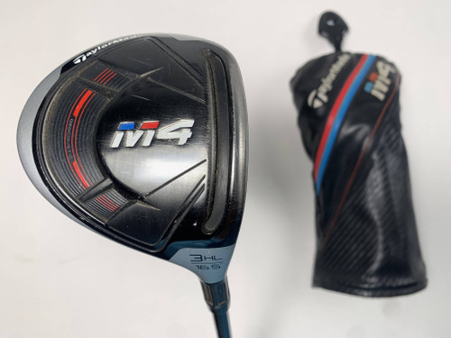 TaylorMade M4 3HL Fairway Wood 16.5* Fujikura Atmos Red 5R Regular RH HC, 1 of 12