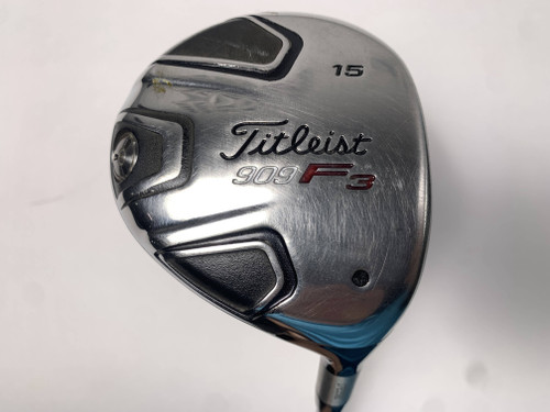 Titleist 909 F3 3 Fairway Wood 15* Aldila VooDoo Stiff Graphite Mens RH, 1 of 12