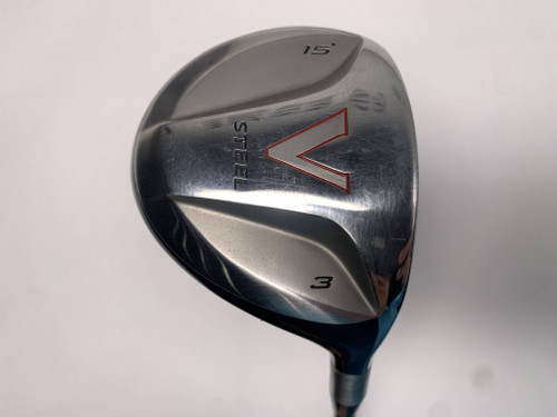 TaylorMade V Steel 3 Fairway Wood 15* Aldila NV Green 75g Extra Stiff RH, 1 of 12
