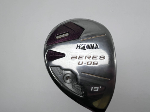 Honma Beres U-06 3 Hybrid 19* ARMRQ X 2 Star 38g Ladies RH DENT, 1 of 12