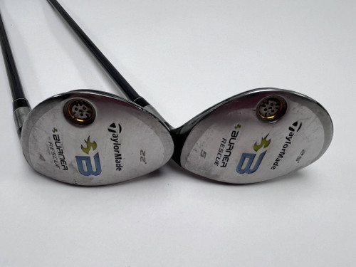 TaylorMade Burner Rescue 2008 4 & 5 Hybrid Set 22* 25* REAX 50g Ladies RH, 1 of 12