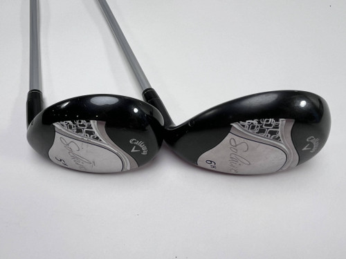 Callaway Solaire 5 & 6 Hybrid Set 25* 28* Ladies Graphite Womens RH, 1 of 12